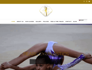 pearlgymnastics.com screenshot