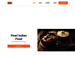 pearlindianfood.com screenshot