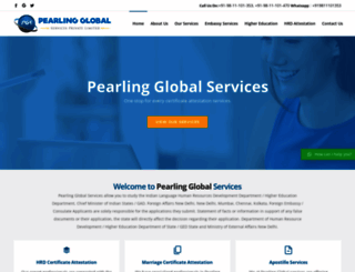 pearlingglobalservices.com screenshot