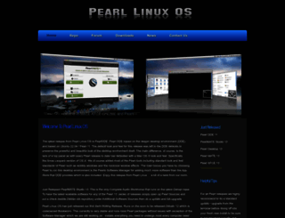 pearllinux.net screenshot