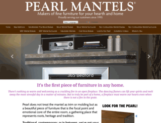 pearlmantels.com screenshot