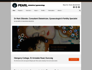 pearlobgyn.com screenshot