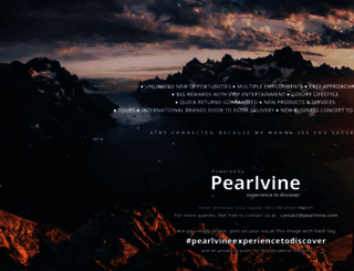 pearlvine.com screenshot