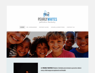 pearlywhitespediatricdentistry.com screenshot