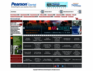 pearsondental.com screenshot