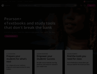pearsoned.com screenshot