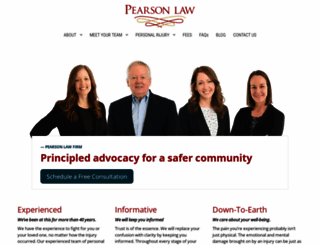 pearsonlawfirm.com screenshot