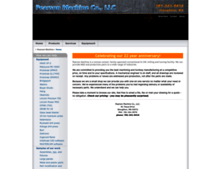 pearsonmachine.com screenshot