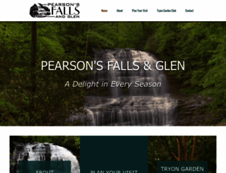 pearsonsfalls.org screenshot