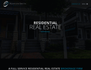 pearsonsmithrealty.com screenshot
