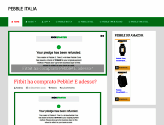 pebble-italia.it screenshot