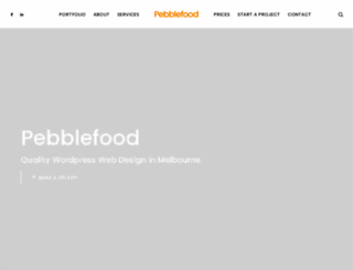 pebblefood.com.au screenshot