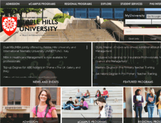 pebblehills.edu screenshot