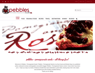 pebblesandpomegranateseeds.com.au screenshot