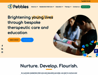 pebblescare.com screenshot