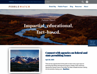 pebblewatch.com screenshot