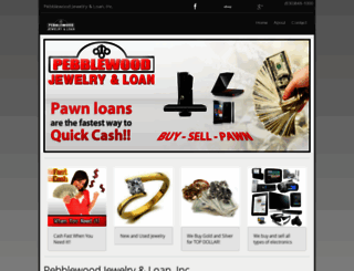 pebblewoodpawnshop.com screenshot