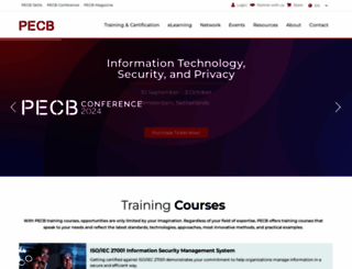 pecb.com screenshot