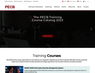pecb.org screenshot