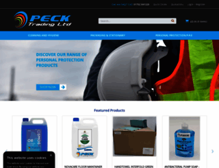 pecktrading.co.uk screenshot