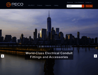 pecoelect.com screenshot