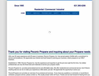 peconicpropane.com screenshot
