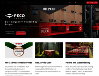 pecopallet.com screenshot