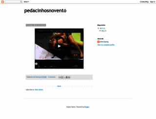 pedacinhosnovento.blogspot.com screenshot