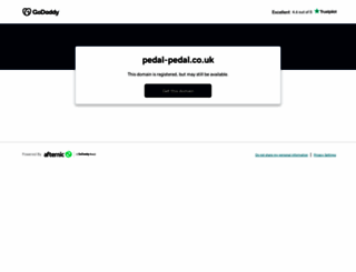pedal-pedal.co.uk screenshot