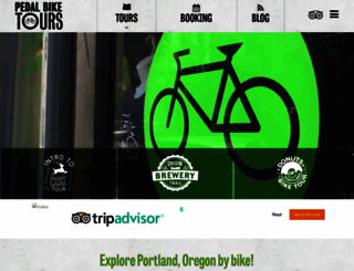 pedalbiketours.com screenshot