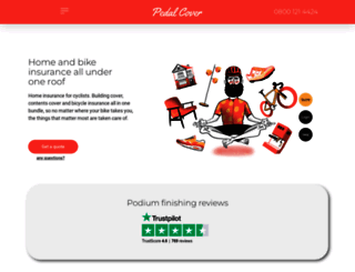 pedalcover.co.uk screenshot