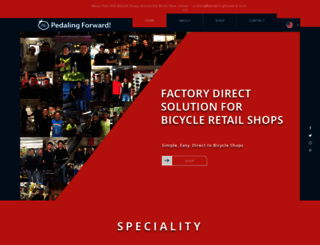 pedalingforward.com screenshot