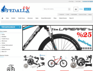 pedalla.myideasoft.com screenshot