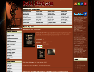 pedalnerd.com screenshot