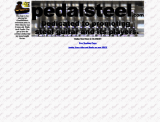 pedalsteel.com screenshot