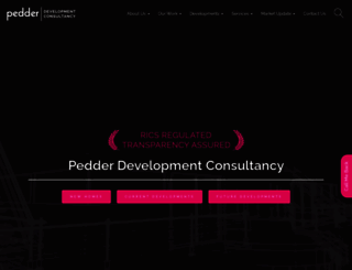 pedderdevelopment.com screenshot