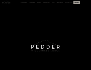 pedderwildernesslodge.com.au screenshot