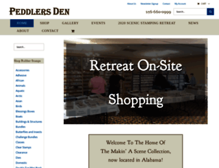 peddlersden.com screenshot