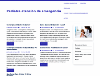 pediatradeurgencias.com screenshot