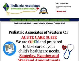 pediatricassociatesct.com screenshot