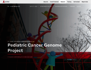pediatriccancergenomeproject.org screenshot