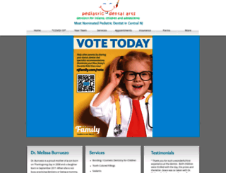 pediatricdentalarts.com screenshot