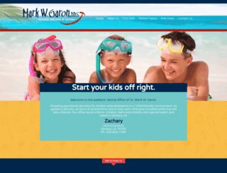 pediatricdentistryofzachary.com screenshot