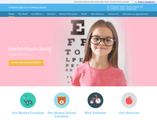 pediatriceyecareofstatenisland.com screenshot