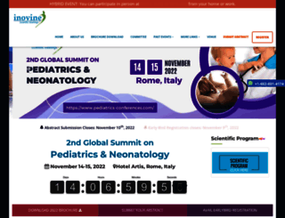 pediatrics-conferences.com screenshot