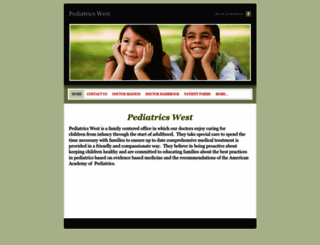 pediatrics-west.com screenshot