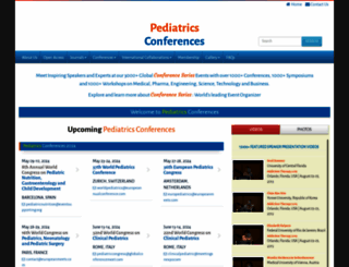 pediatricsconferences.com screenshot