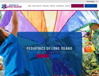 pediatricslongisland.com screenshot