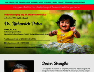 pediatricsurgeonkolkata.com screenshot
