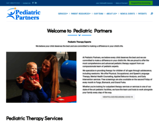 pediatrictherapypartners.com screenshot